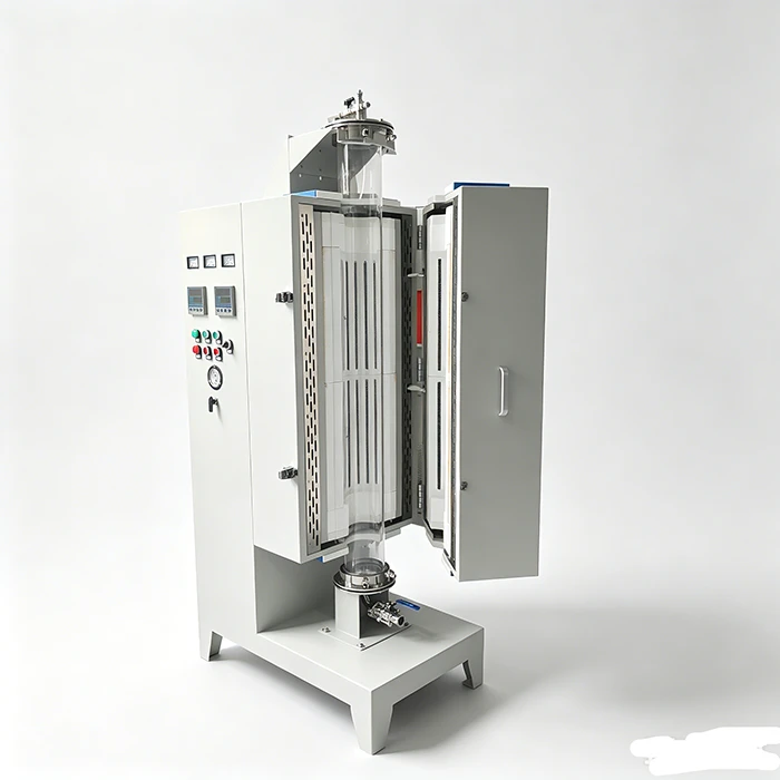 1200C Double Zones Vacuum Veritical Tubular Furnace price